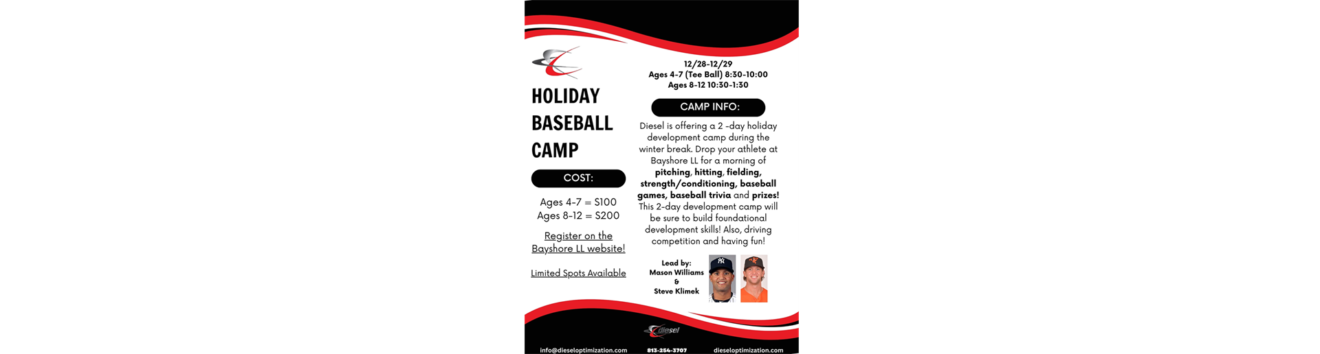 Holiday Camp by Diesel Fitness - 12/28 & 12/29